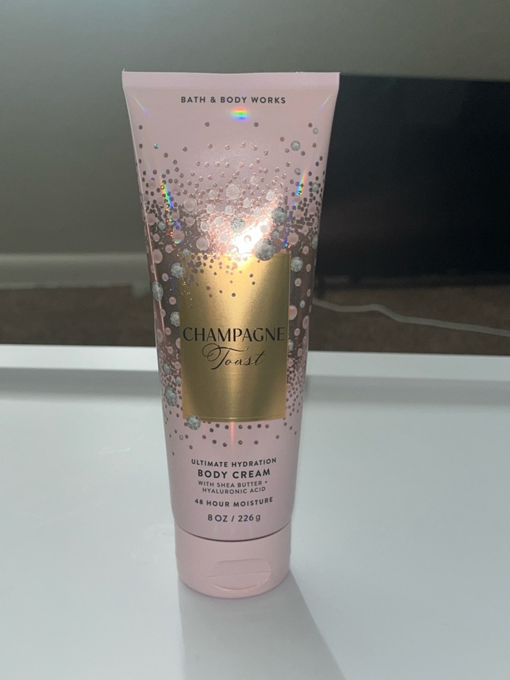 Bath & Body Works Champagne Toast Pink & Gold Body Cream